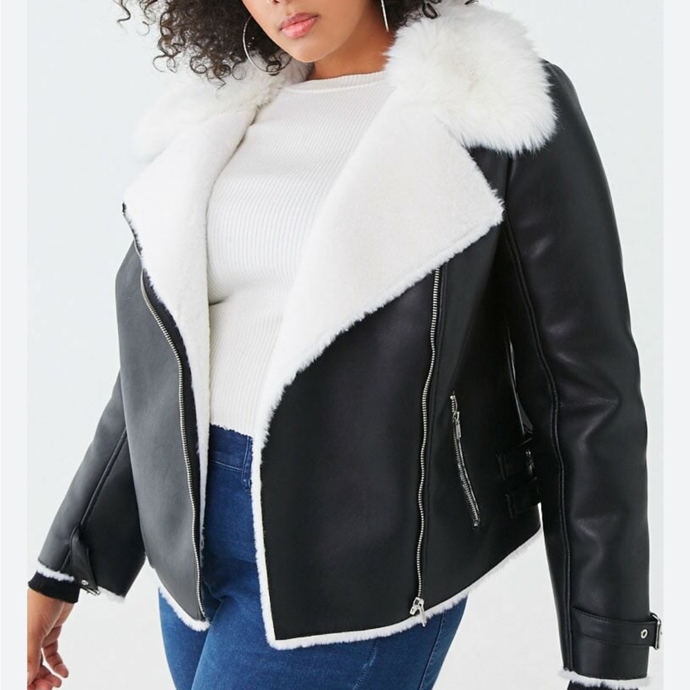 Fur Leather Jacket